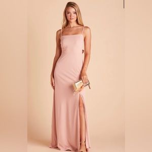 Crepe Dusty Rose Gown
